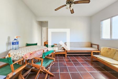 Sala de apartamento para alugar com 1 quarto, 78m² em Jardim Praiano, Guarujá