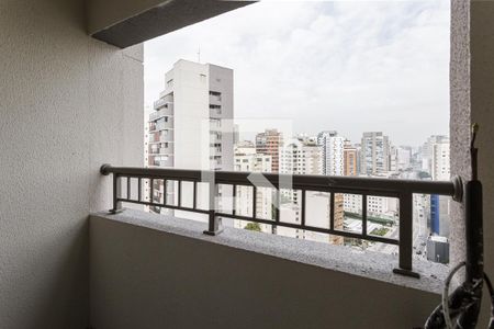 Varanda de kitnet/studio para alugar com 1 quarto, 25m² em Vila Nova Conceição, São Paulo