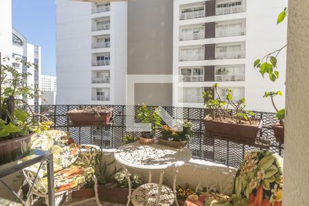 Varanda da Sala de apartamento à venda com 4 quartos, 100m² em Indianópolis, São Paulo