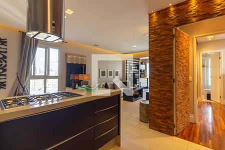Sala/Cozinha de apartamento à venda com 2 quartos, 80m² em Jardins, São Paulo