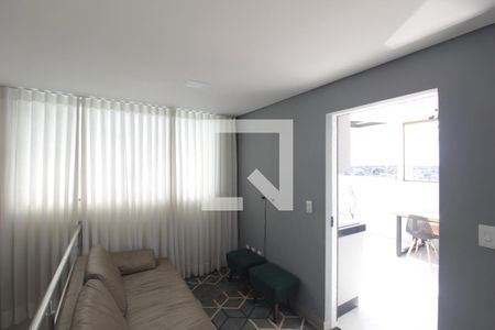 Sala de TV de apartamento à venda com 2 quartos, 100m² em Candelária, Belo Horizonte