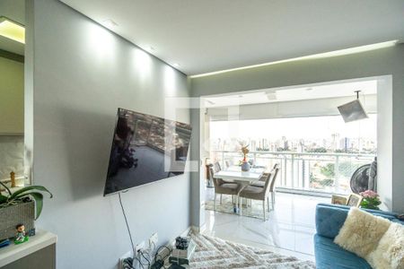 Sala de apartamento à venda com 2 quartos, 68m² em Jardim Analia Franco, São Paulo