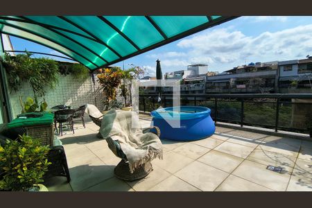 Varanda  de apartamento à venda com 3 quartos, 187m² em Recreio dos Bandeirantes, Rio de Janeiro
