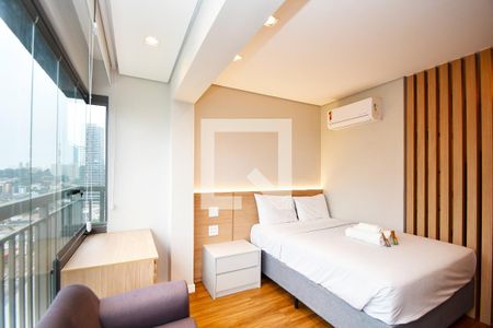 quarto /sala studio de kitnet/studio para alugar com 1 quarto, 25m² em Vila Madalena, São Paulo