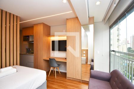 quarto /sala studio de kitnet/studio para alugar com 1 quarto, 25m² em Vila Madalena, São Paulo