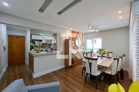 Sala  de apartamento para alugar com 3 quartos, 116m² em Guilhermina, Praia Grande