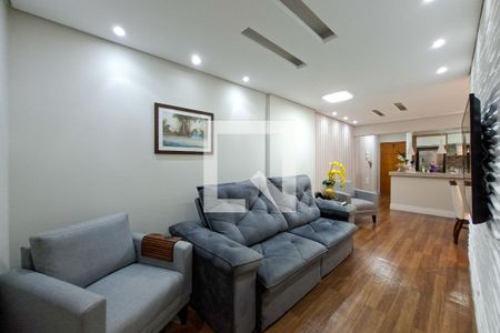 Sala de apartamento para alugar com 3 quartos, 116m² em Guilhermina, Praia Grande