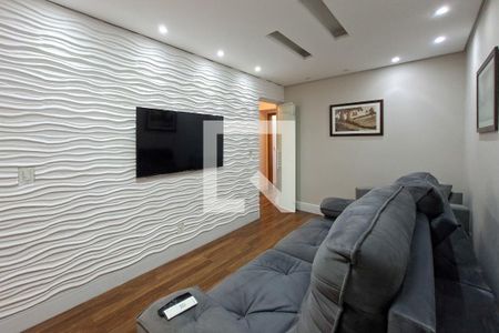 Sala de apartamento para alugar com 3 quartos, 116m² em Guilhermina, Praia Grande