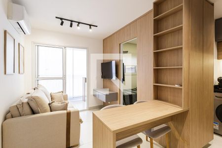 Sala de apartamento para alugar com 2 quartos, 42m² em Brooklin, São Paulo