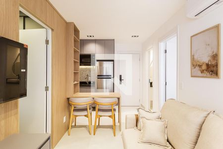 Sala de apartamento para alugar com 2 quartos, 42m² em Brooklin, São Paulo