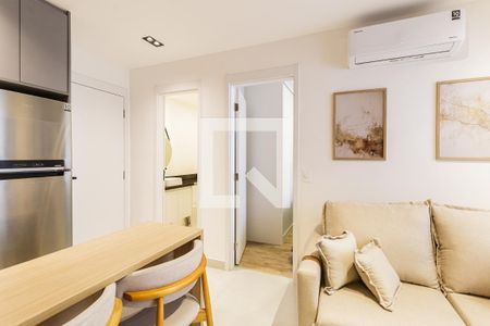 Sala de apartamento para alugar com 2 quartos, 42m² em Brooklin, São Paulo