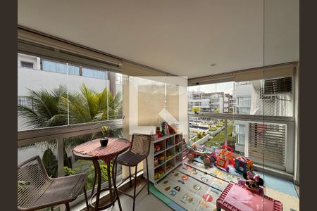 Varanda de apartamento para alugar com 3 quartos, 134m² em Recreio dos Bandeirantes, Rio de Janeiro
