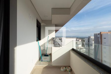 Varanda Sala  de apartamento para alugar com 1 quarto, 47m² em Parque Campolim, Sorocaba