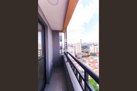 Varanda da Sala/Cozinha de apartamento para alugar com 2 quartos, 37m² em Chácara Tatuapé, São Paulo