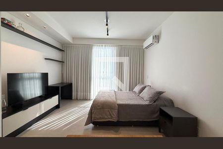 Sala / Quarto de apartamento para alugar com 1 quarto, 37m² em Trindade, Florianópolis