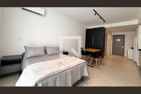 Sala / Quarto de apartamento para alugar com 1 quarto, 37m² em Trindade, Florianópolis
