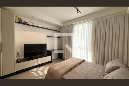 Sala / Quarto de apartamento para alugar com 1 quarto, 37m² em Trindade, Florianópolis