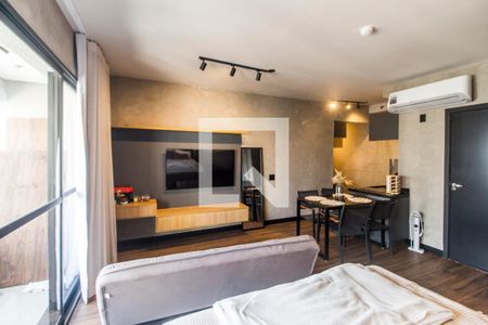 Sala  de apartamento à venda com 1 quarto, 45m² em Melville Empresarial Ii, Barueri