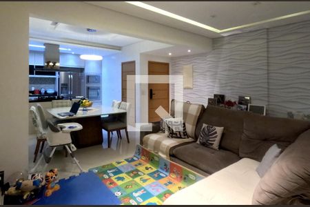 Sala de apartamento para alugar com 3 quartos, 128m² em Embaré, Santos