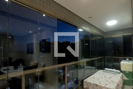 Varanda da Sala de apartamento para alugar com 3 quartos, 128m² em Embaré, Santos