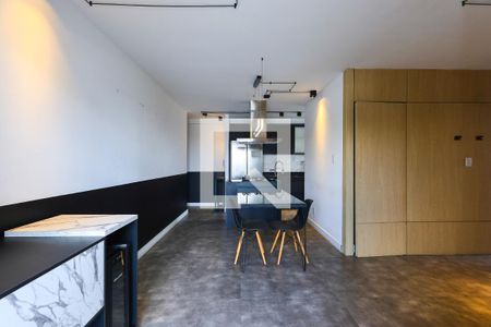 Sala de apartamento para alugar com 1 quarto, 67m² em Jardim Monte Kemel, São Paulo