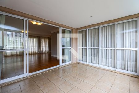 Varanda da Sala de apartamento para alugar com 3 quartos, 240m² em Vila Andrade, São Paulo