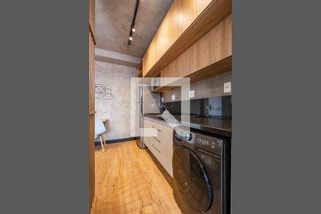 Sala/Cozinha de apartamento para alugar com 1 quarto, 30m² em Jardins, São Paulo