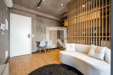 Sala/Cozinha de apartamento para alugar com 1 quarto, 30m² em Jardins, São Paulo