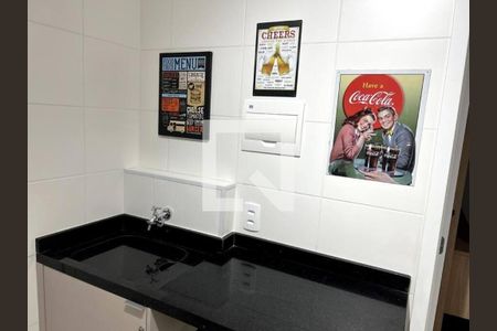 Sala/Cozinha de apartamento à venda com 1 quarto, 26m² em Jardim Caravelas, São Paulo