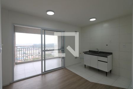 Sala e Cozinha de apartamento para alugar com 2 quartos, 43m² em Conceição, Diadema