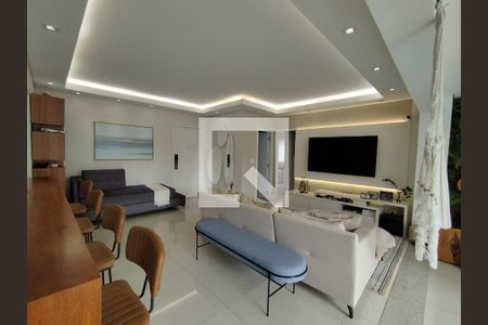 Sala  de apartamento à venda com 3 quartos, 113m² em Vila Gumercindo, São Paulo