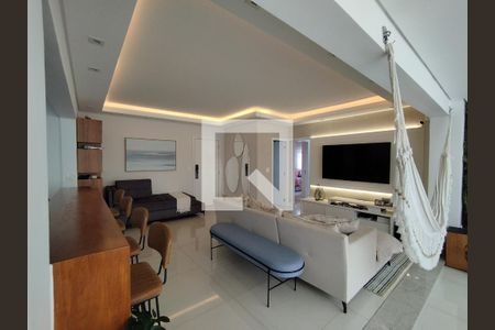 Sala  de apartamento à venda com 3 quartos, 113m² em Vila Gumercindo, São Paulo