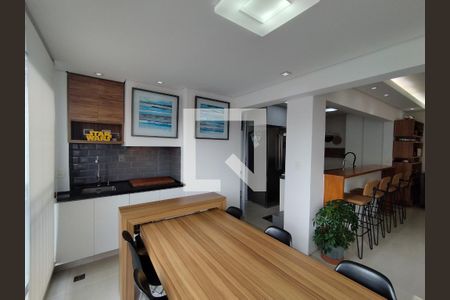 Varanda da Sala  de apartamento à venda com 3 quartos, 113m² em Vila Gumercindo, São Paulo