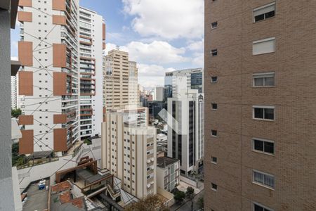Vista da Varanda de apartamento à venda com 1 quarto, 24m² em Vila Nova Conceição, São Paulo
