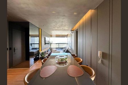 Sala de Jantar de apartamento à venda com 2 quartos, 98m² em Vila da Serra, Nova Lima