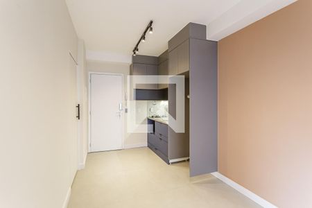Sala/Cozinha de apartamento para alugar com 1 quarto, 30m² em Indianópolis, São Paulo
