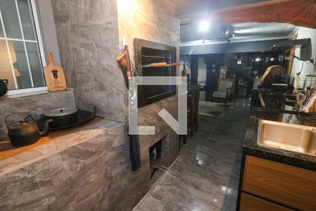 Varanda gourmet de casa à venda com 4 quartos, 355m² em Centro Histórico, Porto Alegre