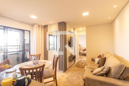Sala de apartamento à venda com 2 quartos, 47m² em Santa Quiteria, Curitiba
