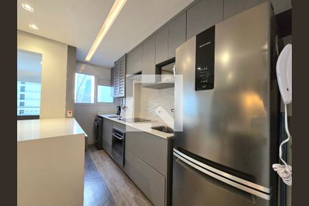Cozinha de apartamento à venda com 1 quarto, 62m² em Vila Nova Conceição, São Paulo
