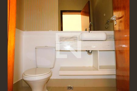 Lavabo de casa de condomínio para alugar com 3 quartos, 230m² em Parque Brasil 500, Paulínia
