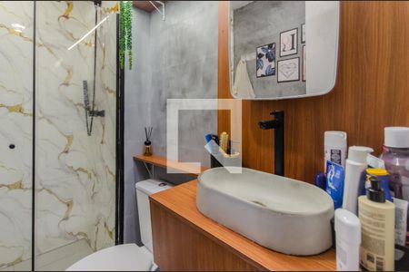 Banheiro de apartamento à venda com 1 quarto, 36m² em Cambuci, São Paulo