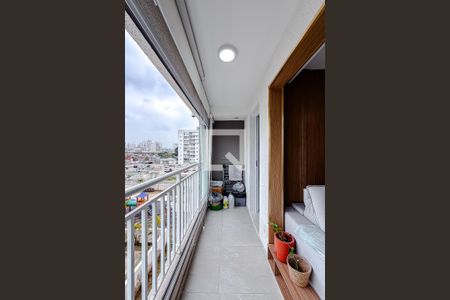 Varanda da Sala de apartamento à venda com 2 quartos, 55m² em Vila Independencia, São Paulo
