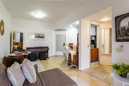 Sala de apartamento à venda com 1 quarto, 42m² em Vila Nova Conceição, São Paulo
