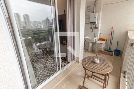 Varanda e Área de Serviço de apartamento à venda com 1 quarto, 40m² em Brás, São Paulo