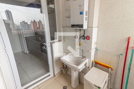 Varanda e Área de Serviço de apartamento à venda com 1 quarto, 40m² em Brás, São Paulo