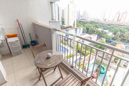 Varanda e Área de Serviço de apartamento à venda com 1 quarto, 40m² em Brás, São Paulo
