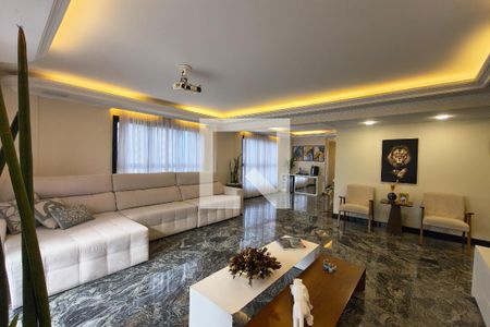 Sala de apartamento para alugar com 4 quartos, 380m² em Vila Tupi, Praia Grande