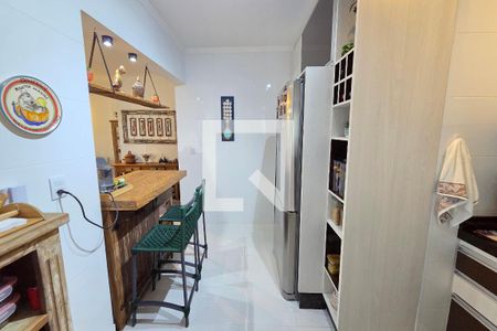 Cozinha de apartamento para alugar com 3 quartos, 123m² em Aviação, Praia Grande