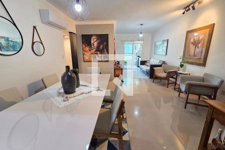 Sala de apartamento para alugar com 3 quartos, 123m² em Aviação, Praia Grande