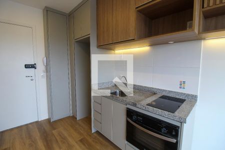 Cozinha de apartamento para alugar com 1 quarto, 25m² em Butantã, São Paulo